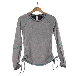 Lucy Tech Top Shirt Womens XS Gray Athletic Athleisure Activewear‎ Long Sleeve